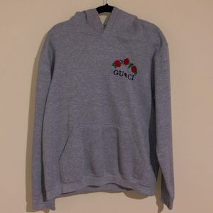 Champion Hoodie With Gucci Embroidery